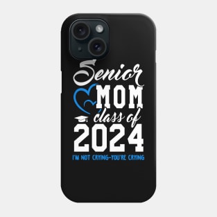 Class of 2024 Senior Gifts Funny Senior Mom Phone Case