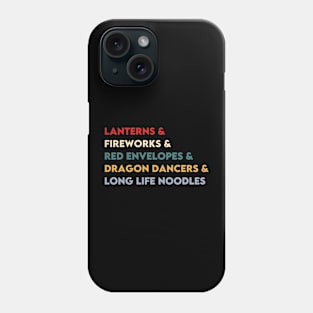 Lunar New Year List Phone Case