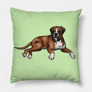 Cute Boxer Dog Pillow