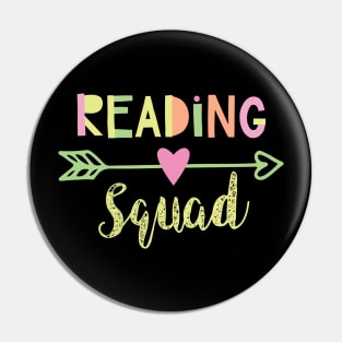 Reading Squad Pin