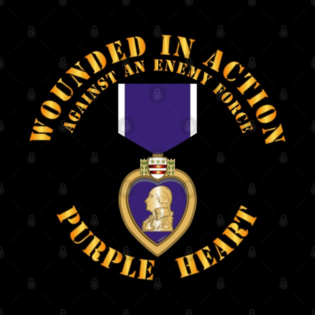 Wounded in Action - Purple Heart V1 by twix123844