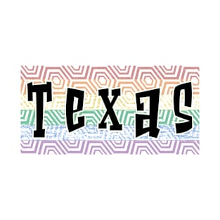 LGBTQ PATTERN AMERICA TEXAS T-Shirt