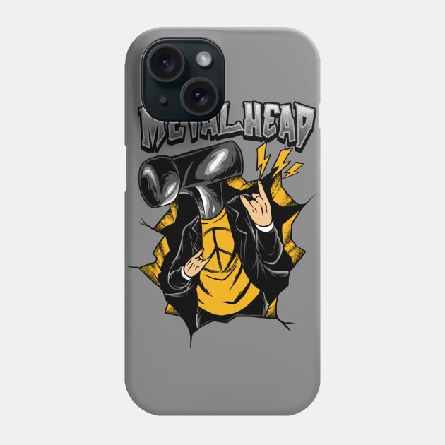 metalhead Phone Case by spoilerinc