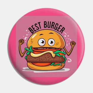 Best Burger Pin