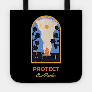 Protect our Parks (at night) Tote