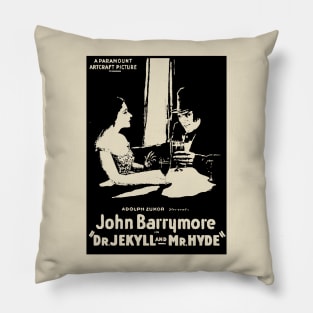 Dr. Jekyll and Mr. Hyde (1920) Film Poster Pillow
