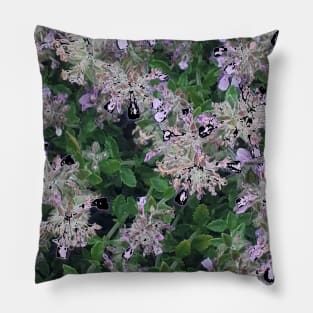 GREEN WHITE FLOWERS PHOTOGRAPHY MY Pillow