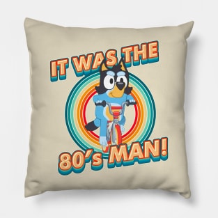 Bluey 80s Pillow