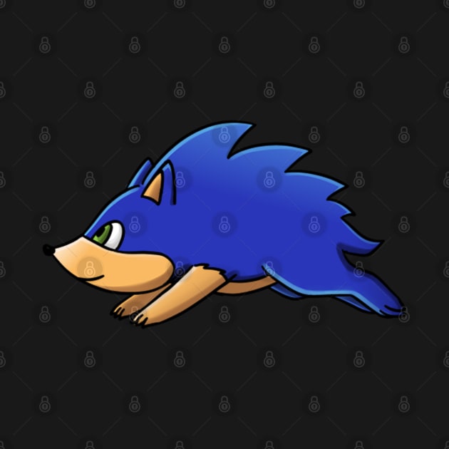 Blue Hedgehog by Firestorm Fox