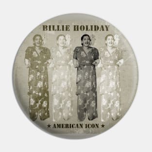 Billie Holiday Pin