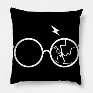 broken eyeglasses Pillow