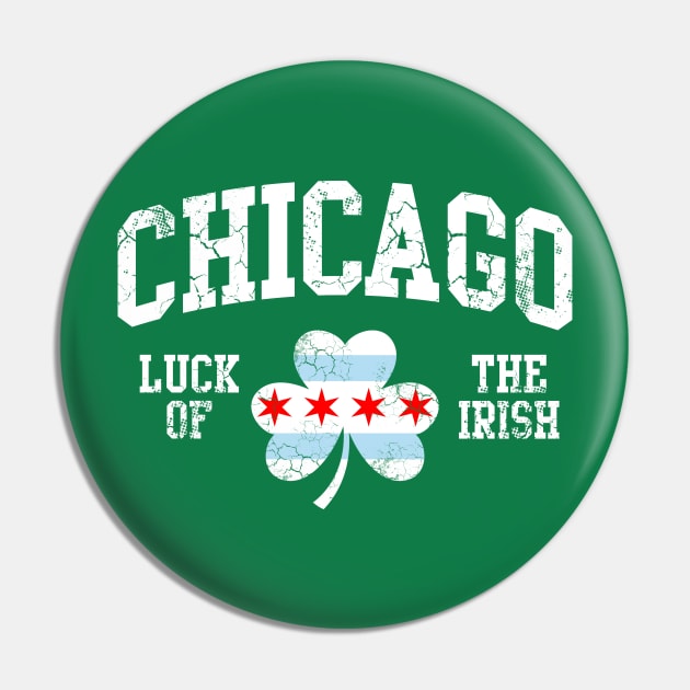 Chicago Luck Of The Irish St Patrick's Day Pin by E