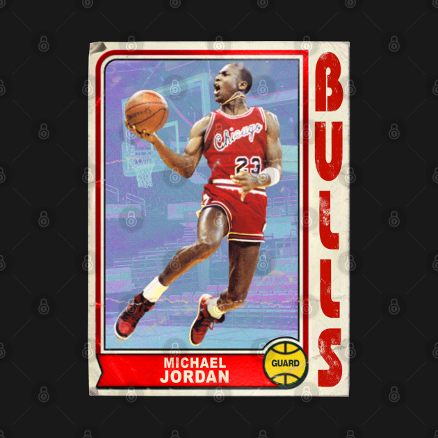 Retro Michael Jordan Trading Card - Michael Jordan - T-Shirt