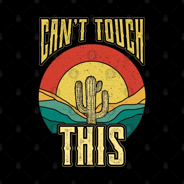 Cant Touch This Plant Nature Succulents Punny Cactus by aneisha