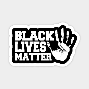 Black lives matter, civil rights, Human Rights, Hand Up Don't Shoot Magnet