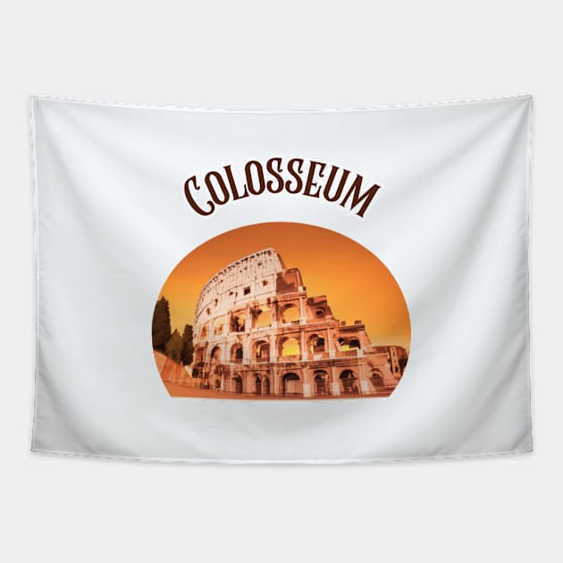 Colosseum Tapestry by Sirapop Design