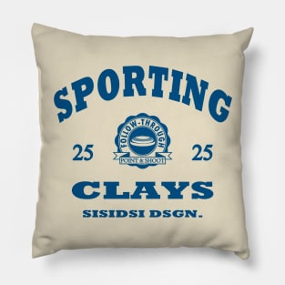 sporting clays Pillow