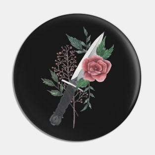 Flowers dagger dark ver. Pin