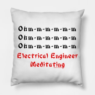 Electrical Engineer Meditating Pillow