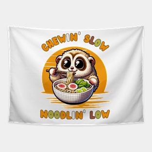 Loris Slurps: Noodlin' Low Deligh Tapestry