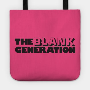 THE BLANK GENERATION Tote