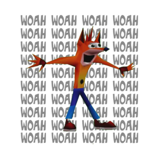 Crash Bandicoot MEME Crash Bandicoot TShirt TeePublic