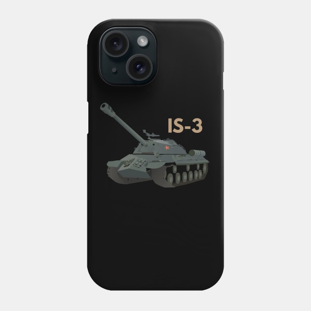 Soviet IS-3 Tank Phone Case by NorseTech