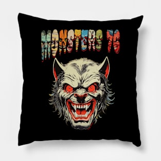 Monsters 76 Werewolf #1 Pillow