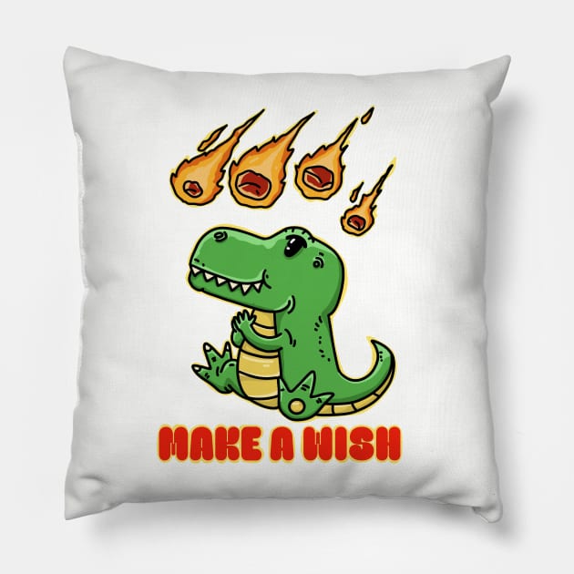 Make a Wish Dino Pillow by RiyanRizqi