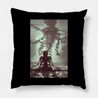 Skeleton Halloween Pillow