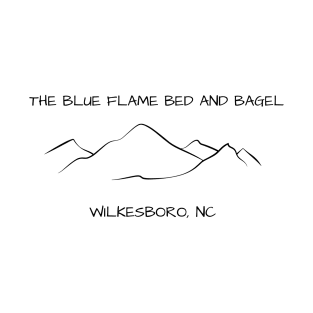 THE BLUE FLAME BED AND BAGEL MOUNTAIN VIEW T-Shirt