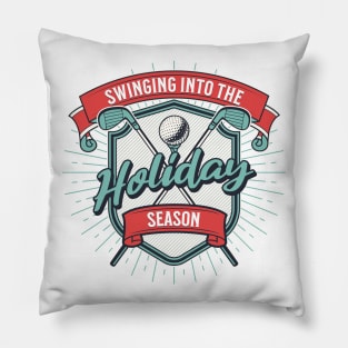 Christmas Golfer Pillow