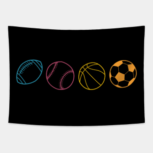 sports ball Tapestry