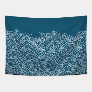 Waves Tapestry