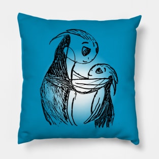 Scribble Glow Pillow