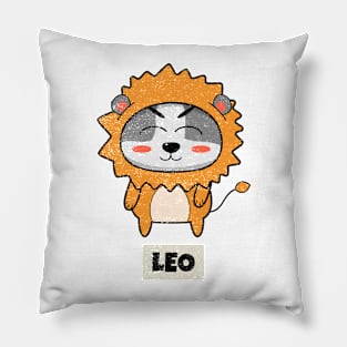 Funny Zodiac Baby Leo Pillow