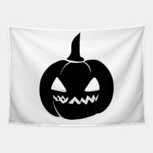 Happy Halloween funny pumpkin happy holidays illustration Tapestry