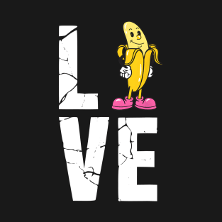 Banana Love Banana Lover Outfit Cute Banana Vegetable T-Shirt