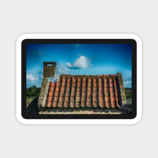 Dutch Roof at Kinderdijk Nederlands Magnet