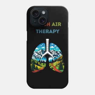 Inhale Nature Exhale Stress Fresh Air Therapy Phone Case