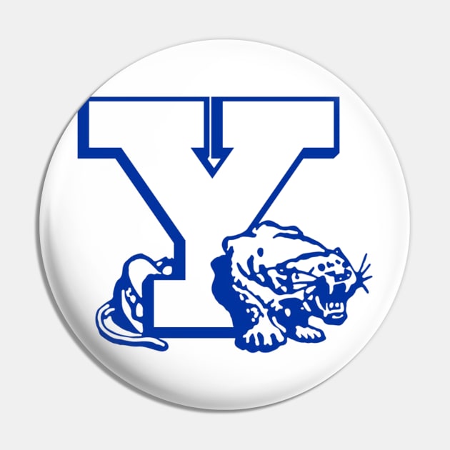 BYU Vintage Logo Pin by RoyalCougar