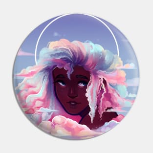 Lady In The Clouds Pin