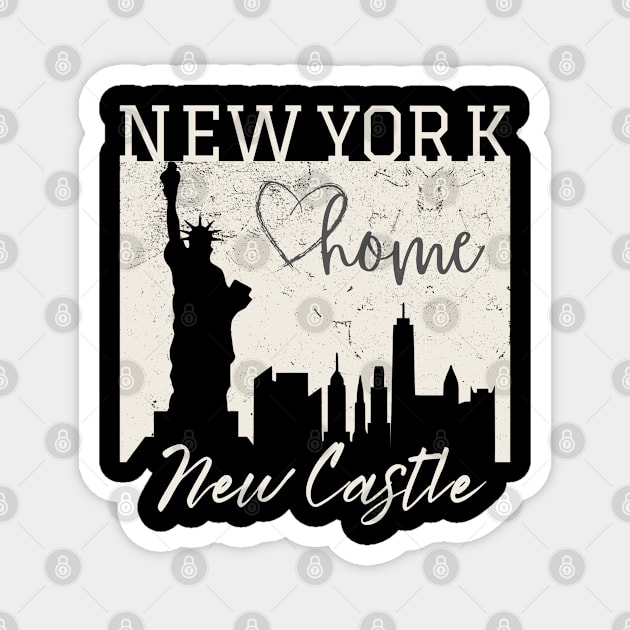 New Castle New York I love my home town Magnet by Kelowna USA