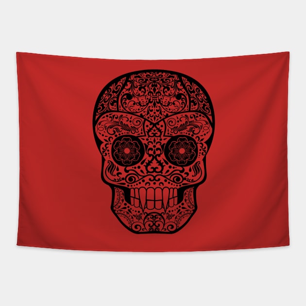 Calavera Nosferatu Tapestry by Magmata