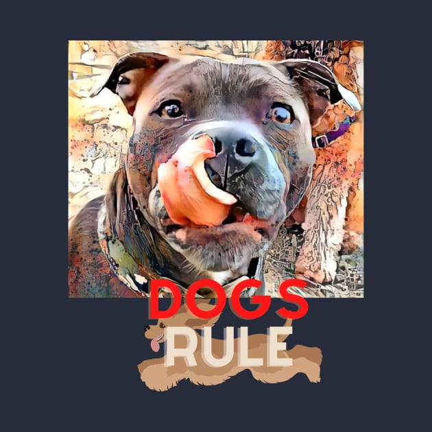 Dogs Rule (tongue out) by PersianFMts