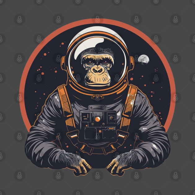 Astro Chimp by NineBlack