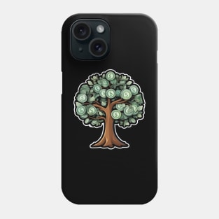 Money grow on tree leaves Phone Case