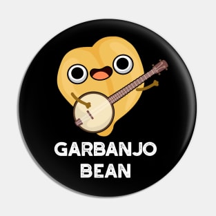 Gar-banjo Bean Cute Garbanzo Banjo Pun Pin