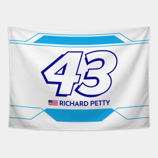 Richard Petty #43 NASCAR Design Tapestry