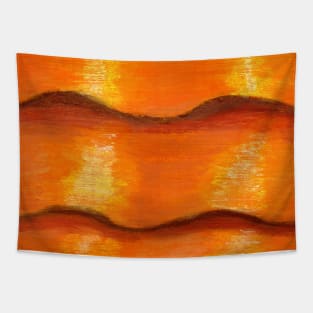 Sensual Tangerine Tapestry